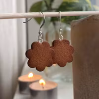 Gammaldags pepparkakor örhängen