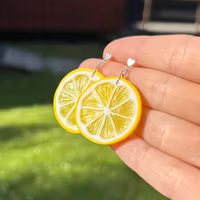 Citroner örhängen