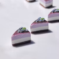 Blåbär cheesecake örhängen