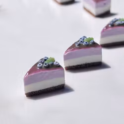Blåbär cheesecake örhängen