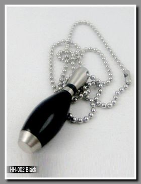 Halsband med svart kägla