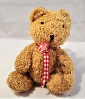 Liten nalle med halsduk