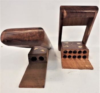 Etui i snidat trä, x1