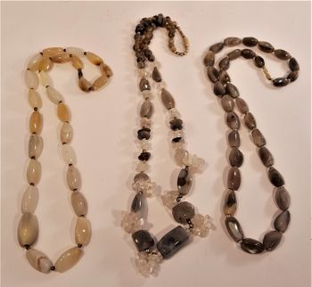 Halsband av mixad halvädelsten, 3 olika att välja på, x1