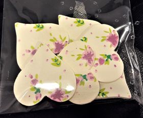 Söta hjärtan som stickers, 6-pack