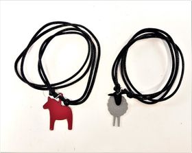 Fint halsband från Spegelns Hemslöjd, 2 varianter