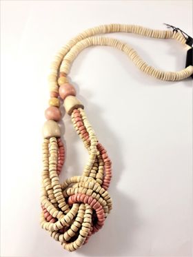Flerradigt Halsband Trä