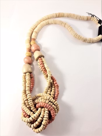 Flerradigt Halsband Trä