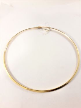 Stelt halsband i guldfärg