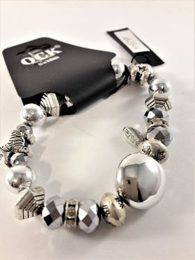 Armband med Söta Berlocker Silverfärg