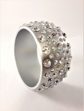 Brett Stelt Armband Silverfärg