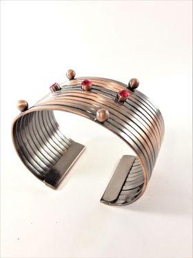 Brett Stelt Armband Kopparfärg