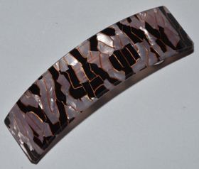 Hårspänne rosa ton melerad
