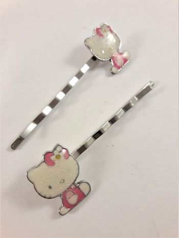Hårklämma, sittande Hello Kitty