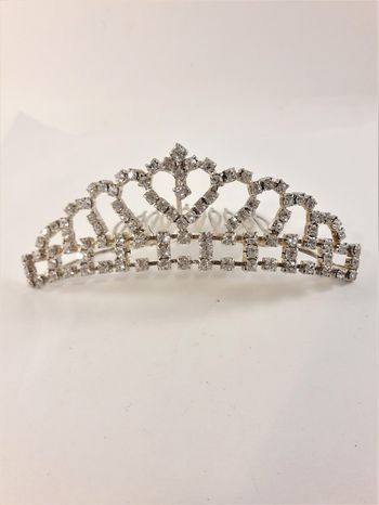 Hårkam - superfin krona med strass