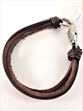 Läder Armband Brun