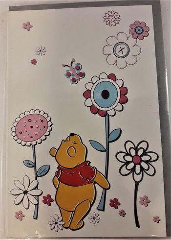Grattiskort med Nalle Puhmotiv, utan text