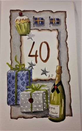 Grattiskort "40 år"