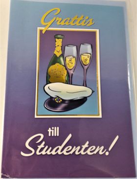 Grattiskort "Grattis till Studenten"