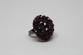 Ring lila glittrig