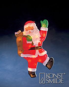 Fönsterdekoration siluett, tomte