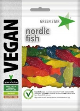 Green Star fiskar vegan glutenfri 80 g
