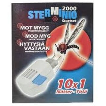 Sterminio 2000 insektsrepellent, mot mygg 10 x nätter