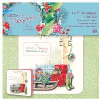 Papermania 4x4 Decoupage Card Kit