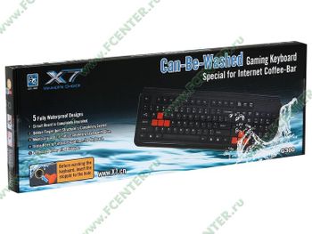 Tangentbord A4Tech X7 Gaming G300 USB Can-Be-Washed (Avsköljningsbart)