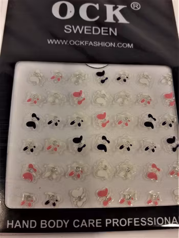 Nageldekorationer, nr 49