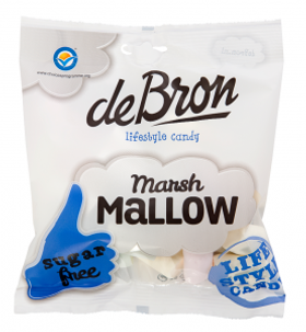 De Bron Marshmallows Sockerfri 75g