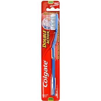 Colgate Double Action Tandborste Medium - Blå
