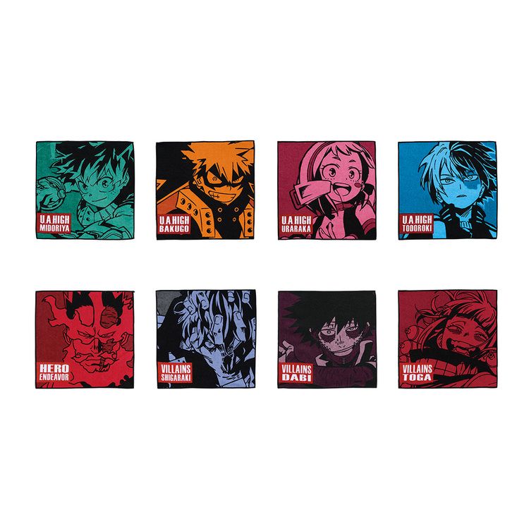 My Hero Academia Hand Towel Ichibansho - Hero vs Villains (C)