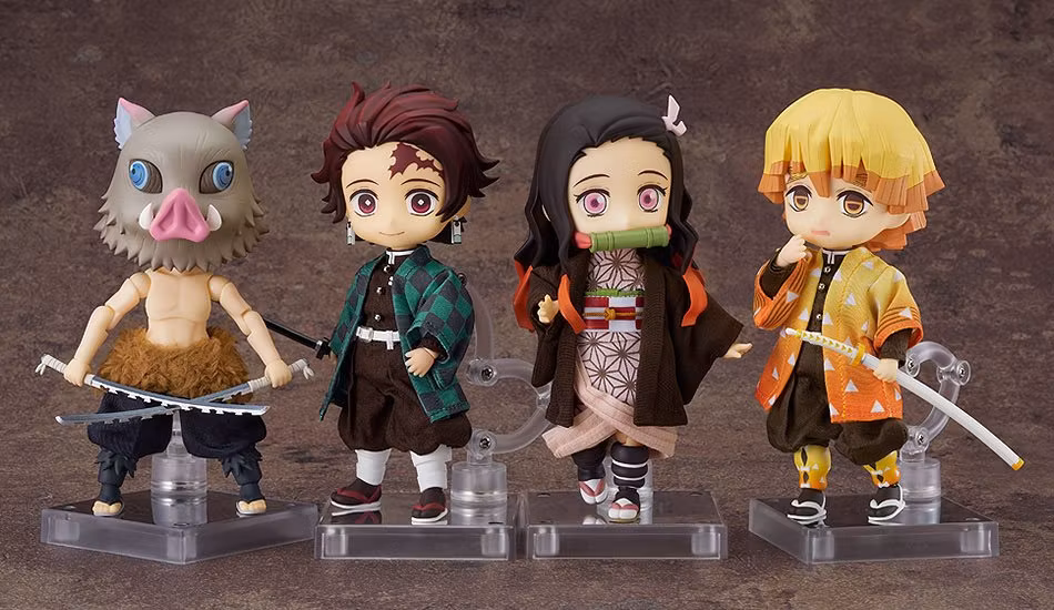Demon Slayer: Kimetsu no Yaiba Nendoroid Doll Zenitsu Agatsuma & Inosuke Hashibira