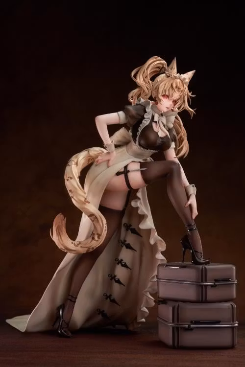 DeadPrince Illustration Battle Maid Different Species Leopard Cat Maria Deluxe Edition 1/7 Scale Figure