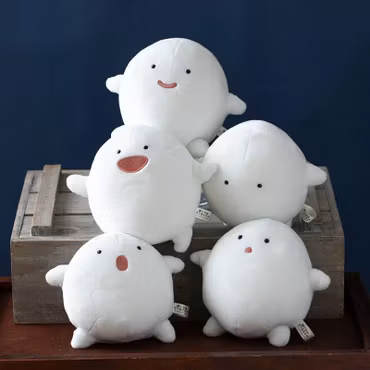 Studio Ghibli The Boy and the Heron Plush Figure Warawara (Smiling)