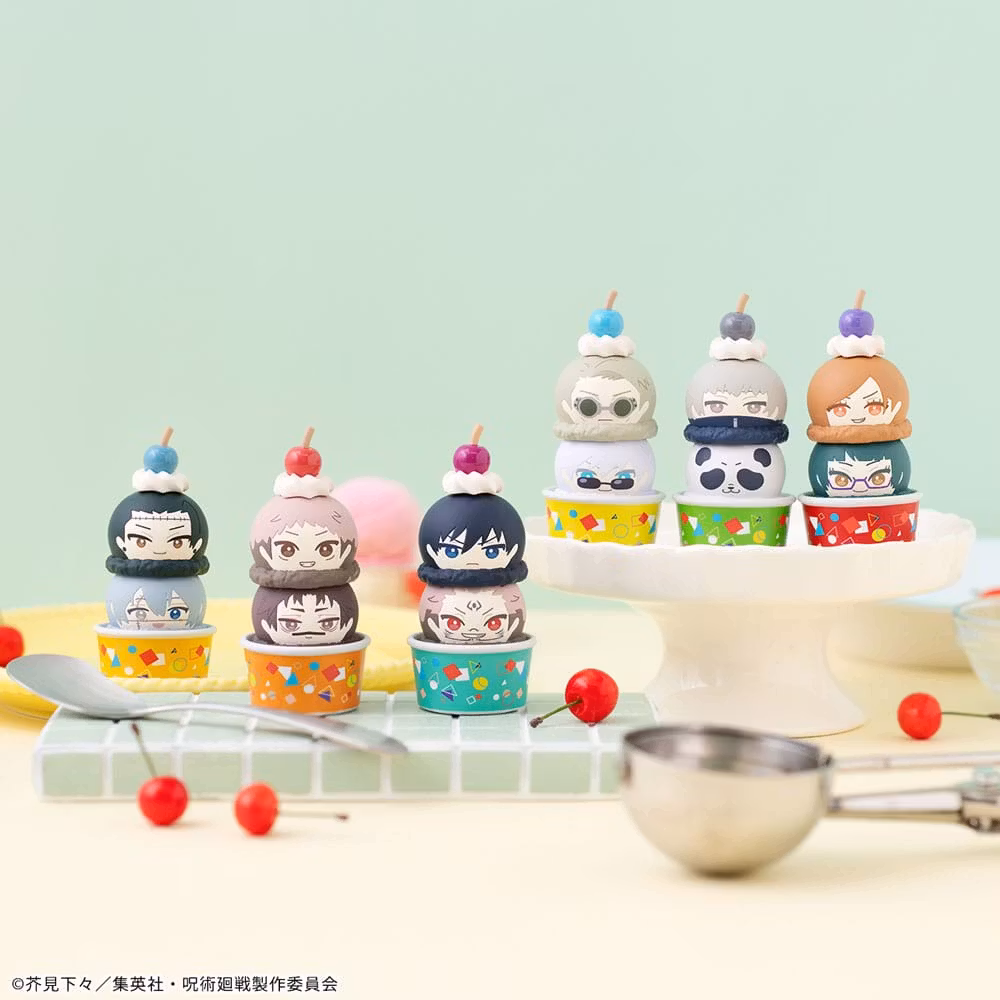 Jujutsu Kaisen Tsumichen Stack up & Change Set of 6 Figures (with gift)