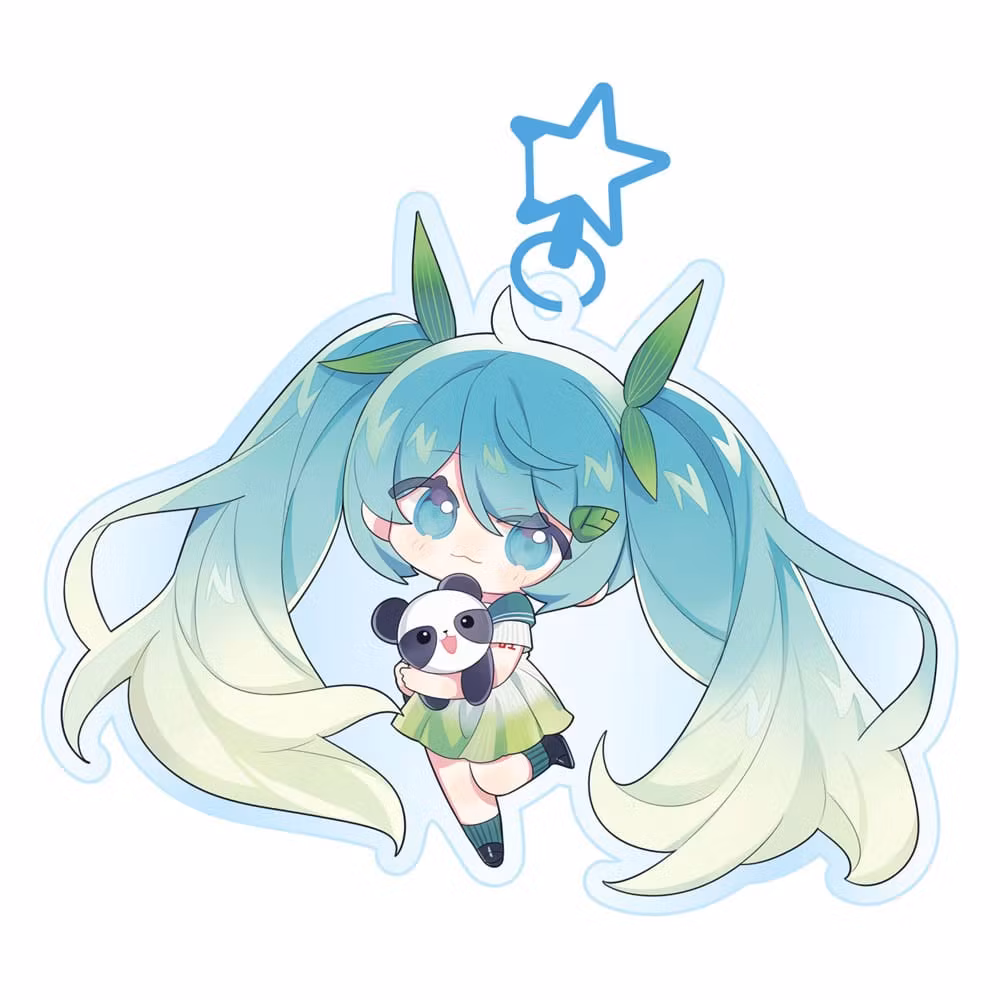 Vocaloid Acrylic Keychain Hatsune Miku (Kawaii Spring Time)