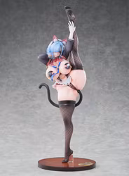 Kopia (18+) Asane KEN Illustartion Lewd Girl Y-shaped Balance - Aoi Futatsuki (Tapestry Set Edition)1/6 Scale Figure
