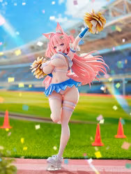 (18+) Yatanuki Kei Illustartion Kemomimi Cheer Girl (DX Version) 1/5 Scale Figure