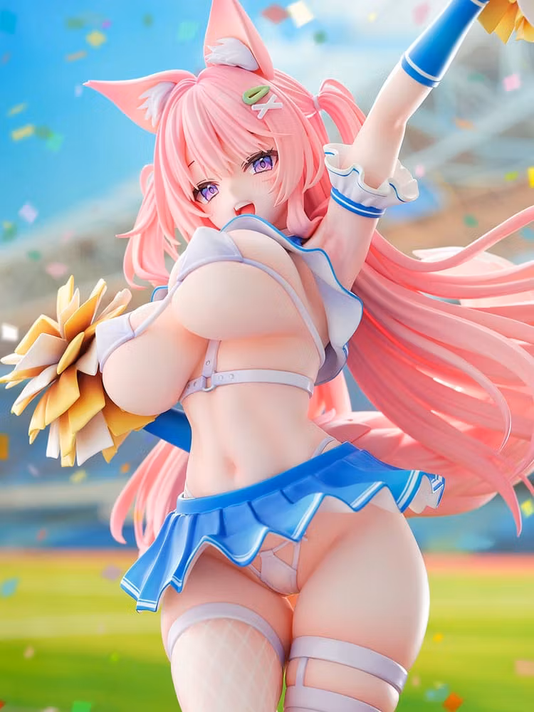 (18+) Yatanuki Kei Illustartion Kemomimi Cheer Girl (DX Version) 1/5 Scale Figure