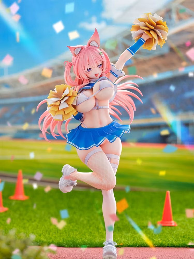 (18+) Yatanuki Kei Illustartion Kemomimi Cheer Girl (DX Version) 1/5 Scale Figure
