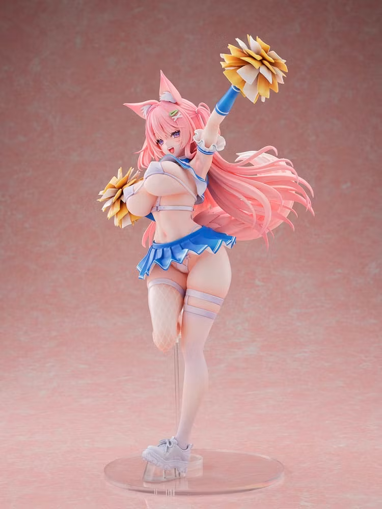 (18+) Yatanuki Kei Illustartion Kemomimi Cheer Girl (DX Version) 1/5 Scale Figure