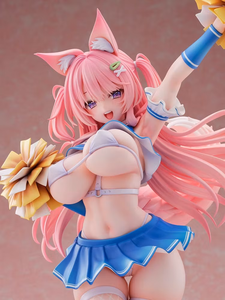 (18+) Yatanuki Kei Illustartion Kemomimi Cheer Girl (DX Version) 1/5 Scale Figure
