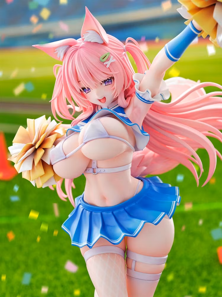 (18+) Yatanuki Kei Illustartion Kemomimi Cheer Girl (DX Version) 1/5 Scale Figure