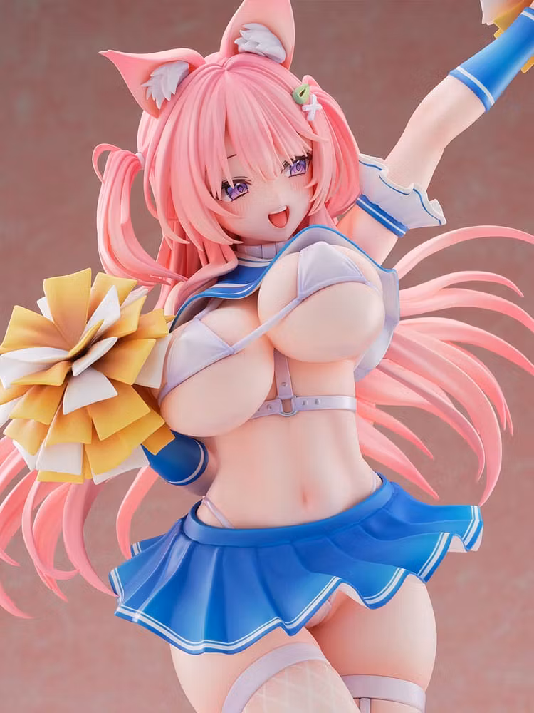 (18+) Yatanuki Kei Illustartion Kemomimi Cheer Girl (DX Version) 1/5 Scale Figure