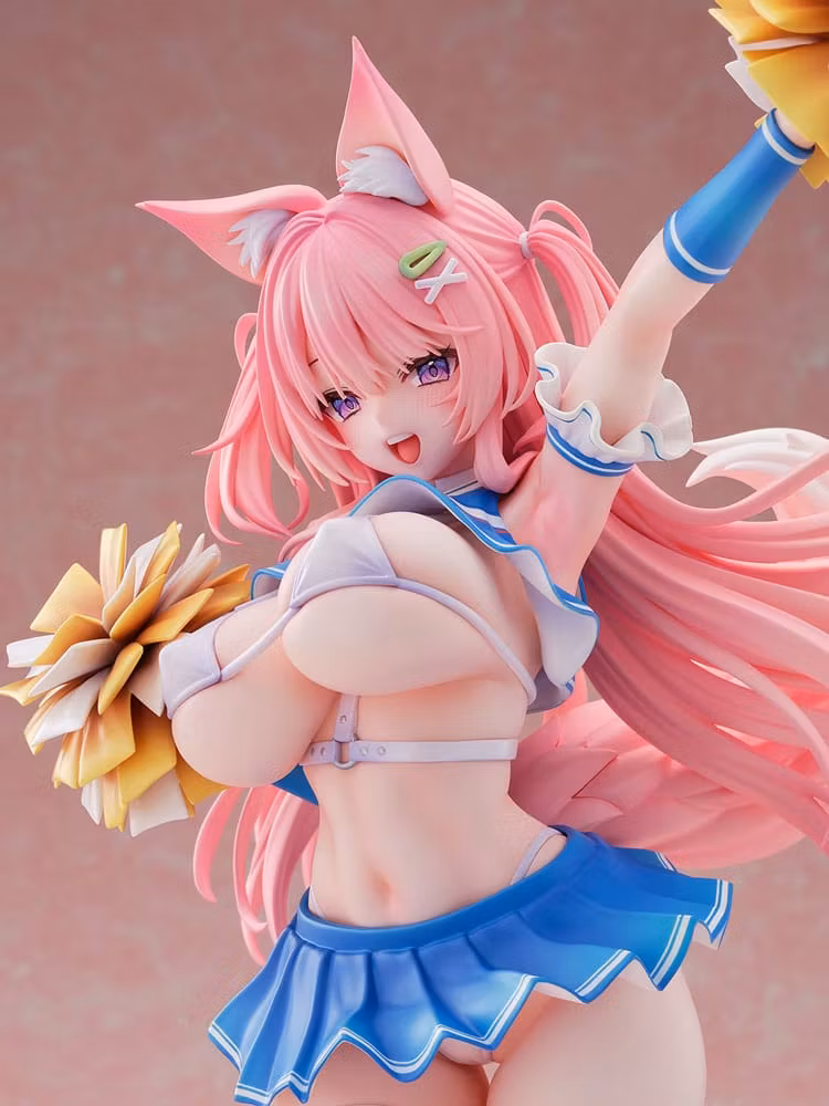 (18+) Yatanuki Kei Illustartion Kemomimi Cheer Girl (DX Version) 1/5 Scale Figure