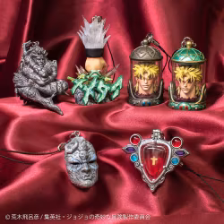 JoJo's Bizarre Adventure Mini figures Set Super Strap Collection Box of 6 Random Figures (Rerelease)