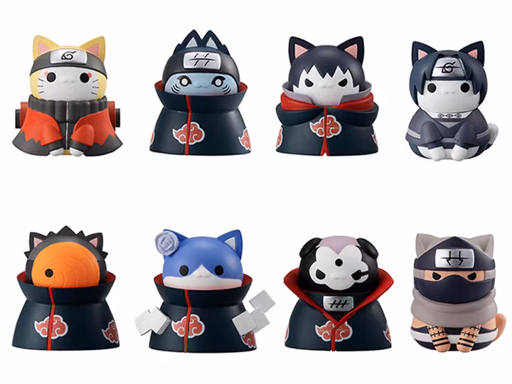 Naruto Shippuden Mega Cat Project Defense Battle of Village of Konoha! Nyaruto! Box of 8 Random Figures (Rerelease)