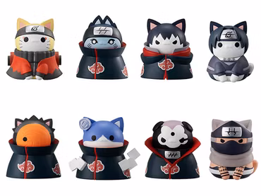 Naruto Shippuden Mega Cat Project Defense Battle of Village of Konoha! Nyaruto! Box of 8 Random Figures (Rerelease)